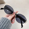 Retro Oval Sunglasses Women UV400 Trendy Eyewear Fashion