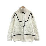 Korean Style Stand Collar Women's Sweater Coat Autumn Winter