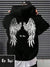 Angel Print Hoodie Men Loose Comfort Fall Wear