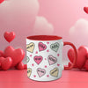 1pc Love Bubbles Mug 11oz Tea Milk Valentine's Day Anniversary Gifts