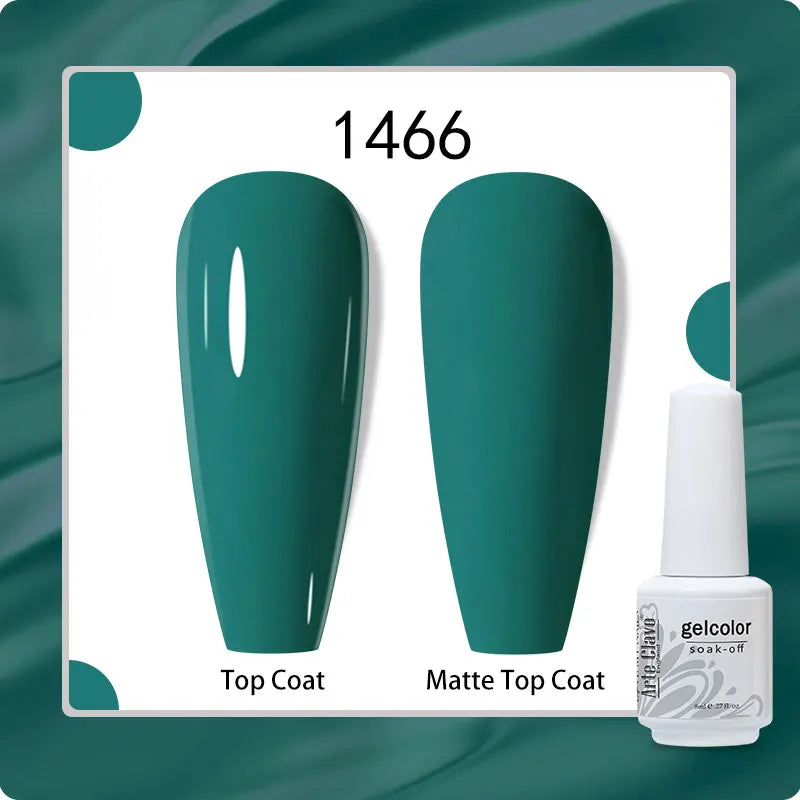 8ml Pure Color Gel Nail Polish Nail Art Manicure Semi Permanent