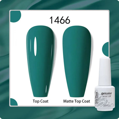 8ml Pure Color Gel Nail Polish Nail Art Manicure Semi Permanent