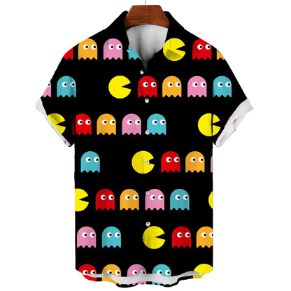 Men’s Hawaiian Shirt 3D Print Summer Casual Short Sleeve