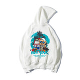 Vacation Bear Grafik Herren Hoodies Streetwear Y2K Stil