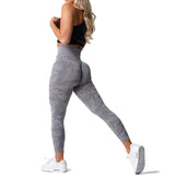 Zebra Print Seamless Workout Leggings for Women