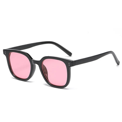 Gradient Blush Square Sunglasses UV400 Anti-Glare Eyewear