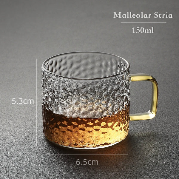 150ML Small Beautiful Heat-resistant Borosilicate Clear Espresso