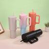 40 oz Tumbler with Handle Straw Lid Insulated Travel Coffee Cup