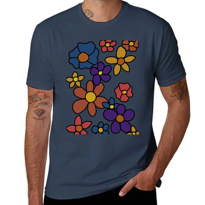 Flower Doodle Graphic Aesthetic T-Shirt