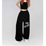 Stylish and Comfy: Street Style Letter Print Sweatpants for Women