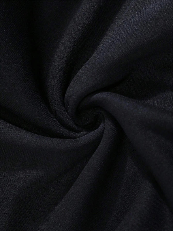 Graffiti Print Hoodie Oversized Crewneck Street Hip Hop Vintage