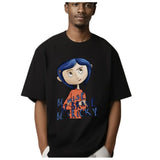 Funny Coraline Graphic T-Shirt Men's Harajuku Style