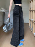 Oversized Gothic Cargo Jeans Embrace the Dark Side