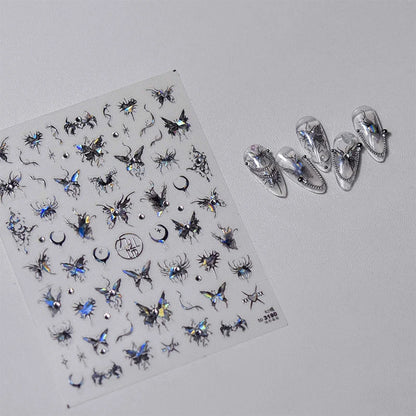 Bronzing Gilded Butterfly Nail Art