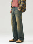 Vintage Jeans Baggy Straight Denim Pants Street Y2K Trousers