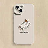 Cartoon Duck Phone Case For iPhone