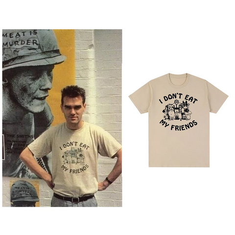 The Smiths Vintage T-shirt I Don t Eat My Friends Cotton Streetwear Harajuku Rock Band Men