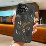 Leaf Pattern Phone Case For iPhone