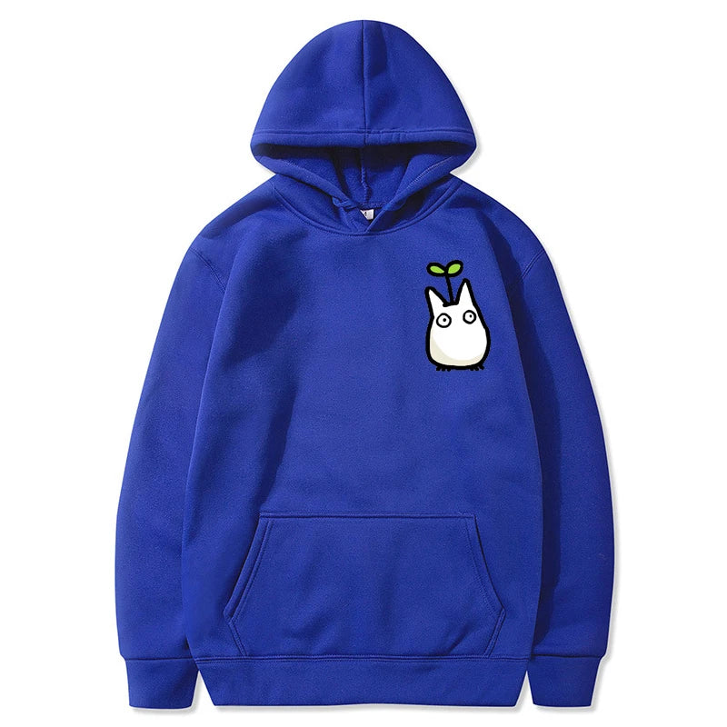 Harajuku Long Sleeve Totoro Graphic Hoodie