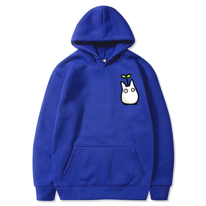 Harajuku Long Sleeve Totoro Graphic Hoodie