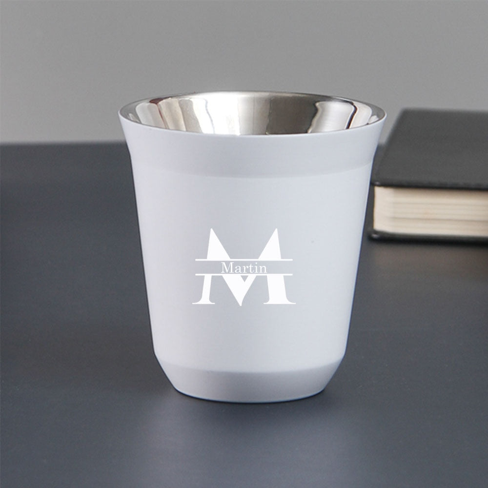 Stainless Steel Espresso Cups Double Wall Insulated Cups Coffee Cup