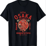 Osaka Dotonbori Octopus Abstract Graphic Tee