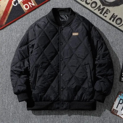 Men’s Stylish Baseball Bomber Jacket Casual Warm Korean Reviews