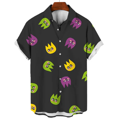 Men’s Hawaiian Shirt 3D Print Summer Casual Short Sleeve