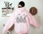 Bat Skeleton Gothic Hoodie Women