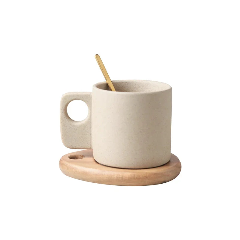 Ceramic Coffee Cup Firming Teacup Set Holiday Mug