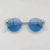 Vintage Round Acetate Sunglasses