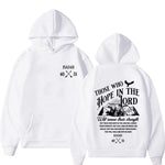 Christian Jesus Print Sweatshirts Autumn/Winter Fleece Warm Hoodie Y2K