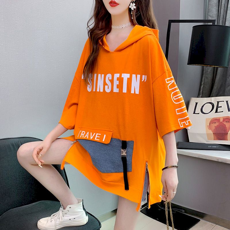 Women Hoodie Korean Large Size Sleeves  Loose