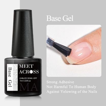 7ml Super Top Coat Gel Nail Base Gel Matte Top Coat Semi-Permanent