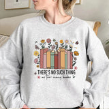 Book Lover Floral  Librarian Sweatshirt