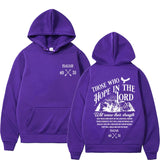 Christian Jesus Print Sweatshirts Autumn/Winter Fleece Warm Hoodie Y2K