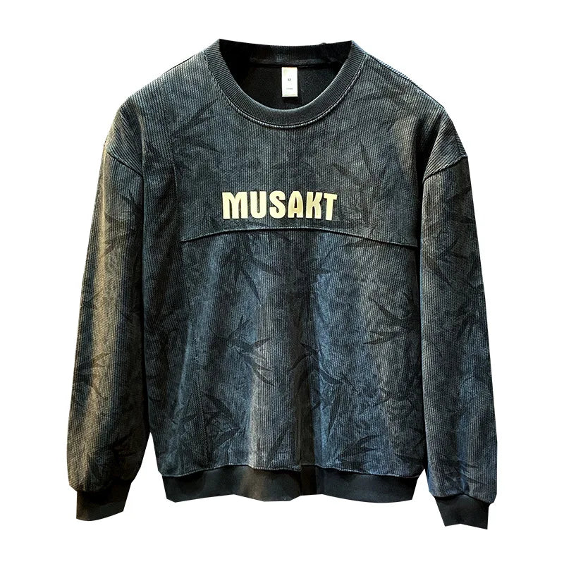 Fashion Men’s 2024 Fall Long Nightgown Casual Loose Fit Loungewear