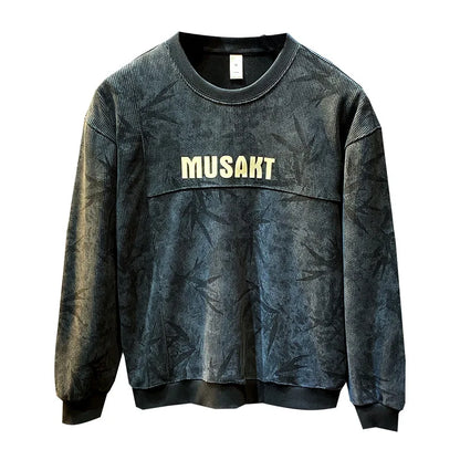 Fashion Men’s 2024 Fall Long Nightgown Casual Loose Fit Loungewear