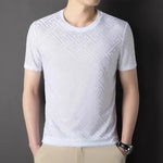 2024 Men's Short Sleeve T-shirt High Cool Breathable Round Neck Top