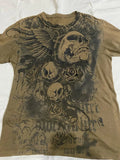 Women's Vintage T-Shirt Tops Y2K Skull Print