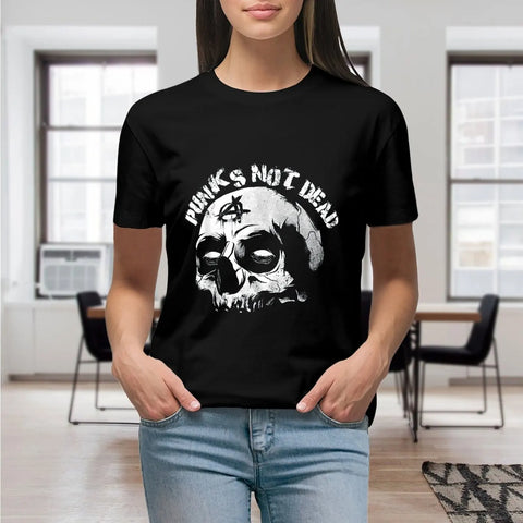 Punk Rock Skull Style Punk's Anarchy Rocker Women