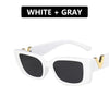 Vintage Retro Rectangle Sunglasses Women Small Frame UV400 Fashion