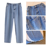 women's summer casual commute baggy comfort jeans