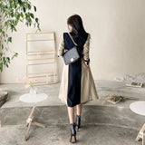 Autumn Khaki Trench Coat Mature Style Women's Outerwear