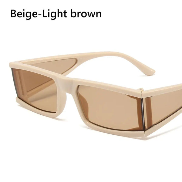 UV400 Rectangle Punk Designer Sunglasses Women