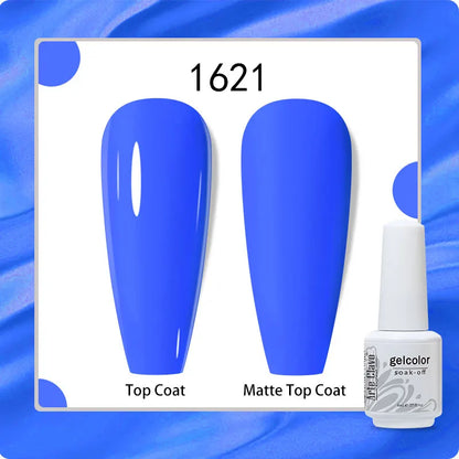 8ml Pure Color Gel Nail Polish Nail Art Manicure Semi Permanent