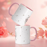 1pc Cupid Pattern 3d Printed Hot Cocoa Mug 11oz Ceramic