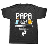 Zukünftiger Papa - Bierliebhaber-Essential: Papa 2024 T-Shirt