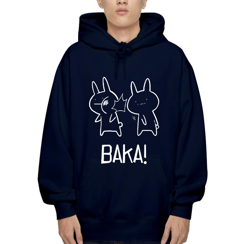 Men Hoodies Fleece Baka Outerwear For True Otakus