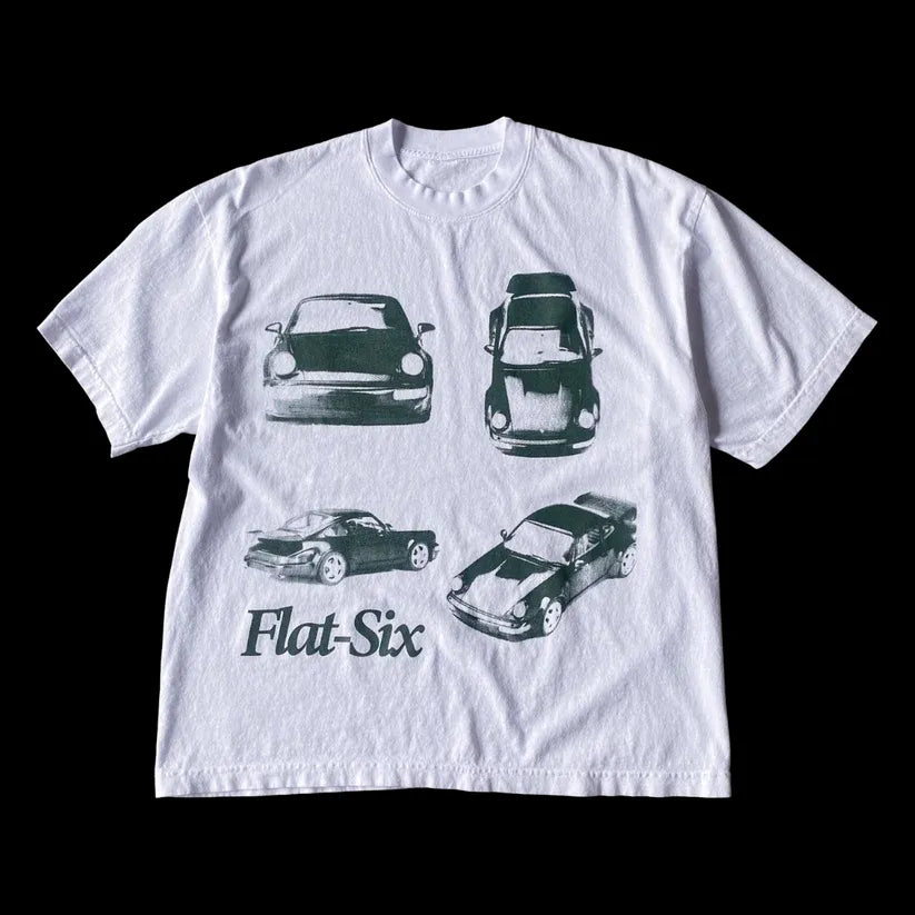 Men's Car E36 Casual American Retro Tees Tops